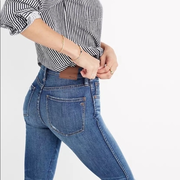 Madewell 9’ High Rise Skinny Jeans Size 26 - Picture 3 of 17